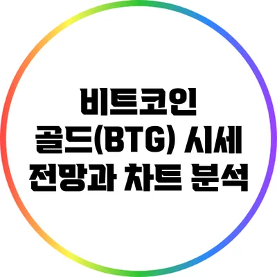 비트코인 골드(BTG) 시세 전망과 차트 분석